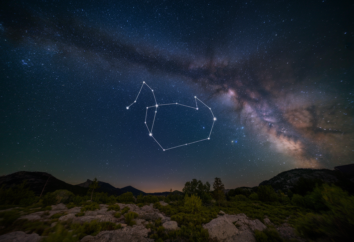 Ілюстрація сузір'я Козеріг з міфології