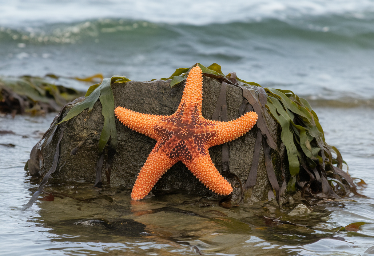 Морська зірка ілюстрація