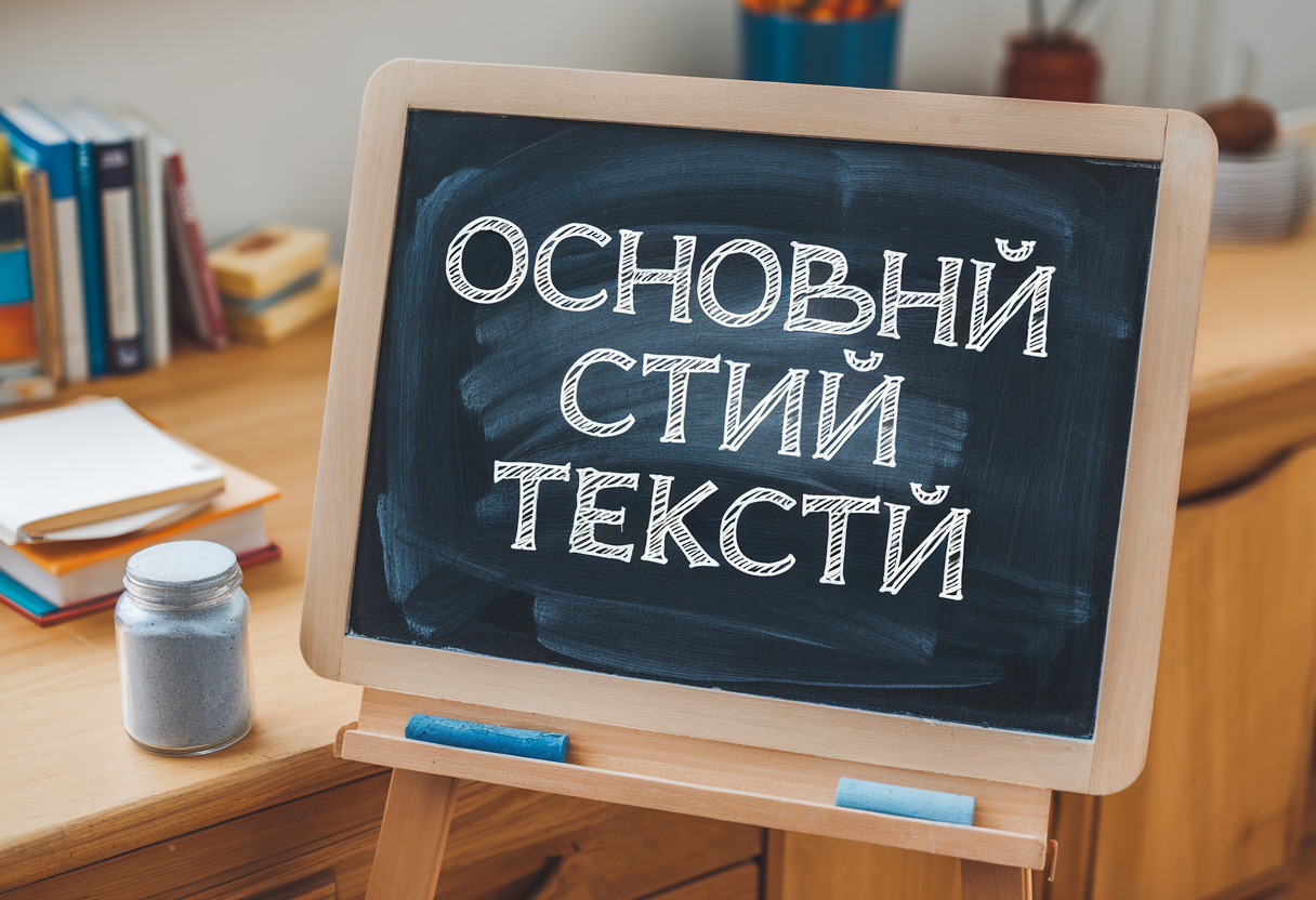 Типи стилів тексту