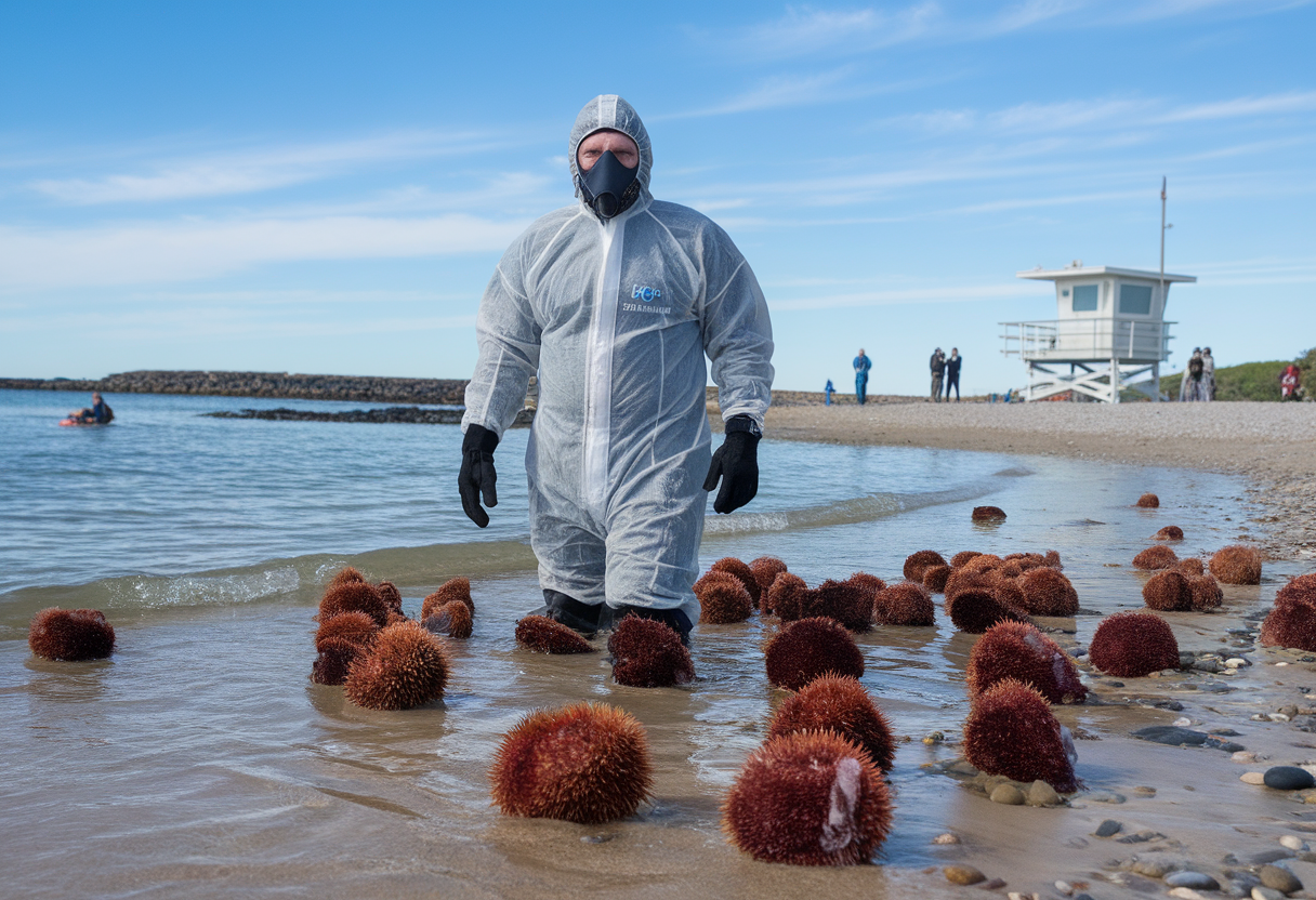 як убезпечити дітей від морських їжаків