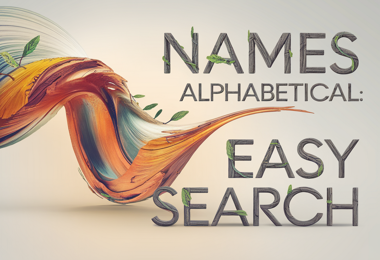 Алфавітний список імен